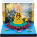 3D Memo Pad, 3D Calendar 2027, Time Piece Calendar, Tear-Off Calendars 2027, 3D Paper Carving Art Memo Pad, Art Carving Sticky Notes for Office Home Gifts Ornaments (Lotus Monk) by JCSY