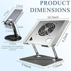 Laptop Stand for Desk, Laptop Riser with Active Cooling Fan, Widely Compatible with MacBook and Other Computer Accessories、Computer Stand for Laptop - Image 2