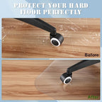 Office Chair Mat for Hardwood Floor, 71"x71" Extra Large Desk Chair Mat for Hard & Tile Floor, Heavy Duty Protector for Home, Office, Kitchen, Living Room, Multi-Purpose - Image 2