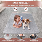 AiBOB Office Chair Mat for Carpet, 36" x 48" Clear Design for Gaming - Image 5