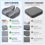 Seat Cushion, XL Large Memory Foam Cushion for /Office Chair/Car/Wheelchair - Image 7