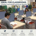 Desk Privacy Divider [6-Pack] 24" x 16" Freestanding Felt Panel - Image 7
