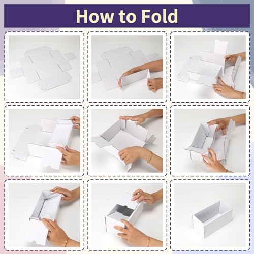 30 PCS Multisizes White Cardboard Drawer Organizers - Image 3
