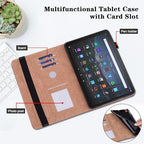 Case for Amazon Kindle Fire Max 11 (13th Generation, 2023 Release) 11" - PU Leather Flip Case with Elastic Band & Card Slots/Holder, Multi-Angle Viiewing Stand Tablet Cover, Gradation - Image 4