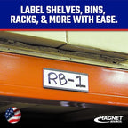 Master Magnetics Flexible Magnet Data Card Holder - 0.125" Thick, 1" Height, 50' Length, 1 Roll, ZGNRE20BX+B19 - Image 2