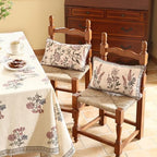 ISAENNE Designer Linen Throw Pillow Cover,Set of 2,20"x12"-Helena C - Image 4