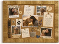 16x20 Cork Bulletin Board with Vintage Gold Frame for Memorabilia Tickets by FOLKOR
