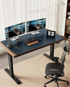 YSAGi 55" x 24" Large PU Leather Desk Mat for Keyboard and Mouse - Waterproof Non-Slip Desk Pad Protector for Office, Home, Writing Desk, Dark Blue - Image 2