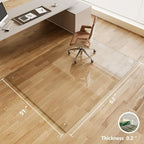 Koonmi Glass Chair Mat for Carpet, 51"x63" Thick Office Chair Mat - Image 3