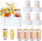 4 Pack Teacher Cups Set Back to School Teacher Gifts, White by Singhoow