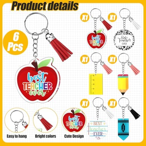Potchen 12 Set/36 Pcs Back to School Teachers Gifts Bulk, 24 oz Tumbler - Image 3