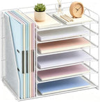 gianotter 6-Tier Paper Organizer With Magazine Holder by gianotter