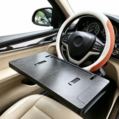 Steering Wheel Tray & Desk, Car Laptop Desk & Seat Gap Organizer by Unknown