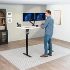 VIVO White 71 x 30 in Solid Table Top, DESK-TOP71W - Image 2