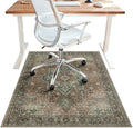 48"x72" Office Chair Mat for Hardwood Floor, Non-Slip Washable Rosewood by BESBLEE