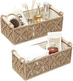 Boho Decor Basket for Toilelt Paper Storage Baskets for Organizing by HOSROOME