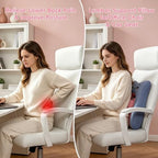 BEBAS Ergonomic Memoery Foam Lumbar Support Pillow for Car & Office, Blue - Image 5