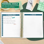 Clever Fox Budget Planner & Monthly Bill Organizer, Large Dark Teal - Image 4