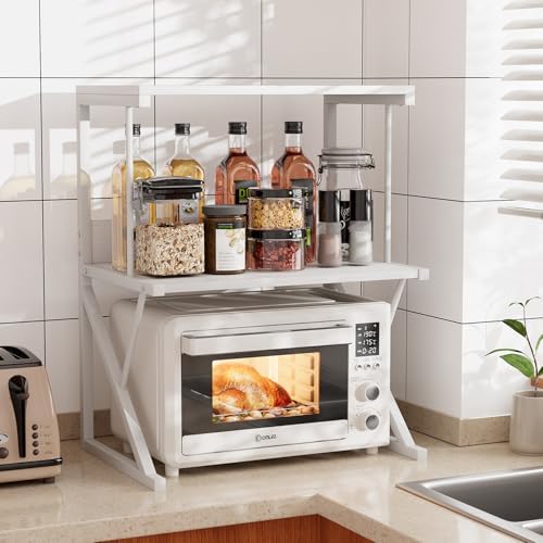 aboxoo Printer Stand for Desk to Save Space, Metal+Wood for Home Office - Image 7