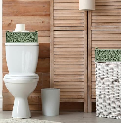Boho Decor Basket for Toilelt Paper Storage Baskets for Organizing - Image 5