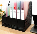 12 Packs A4 Paper Storage Boxes, 8.5 x 11 Plastic Portable Project Case for US letter Size and A4 paper, Plastic Multi-Purpose Thick Scrapbook Storage Box for Office - Image 7