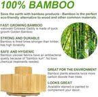 walowalo Bamboo Rotating Art Supply Organizer Caddy Holds 800+ Pencils Spinning Crayon 160 Marker Holder Desk Brush Colored Pencil Storage for Office Classroom Organization Stationary (Larger VER) - Image 4