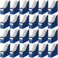 Thenshop 24 Pcs Magazine Files Cardboard Holders,Classic,Navy Blue by Thenshop