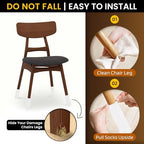IAMZAY Chair Leg Socks 48 Pcs White Furniture Leg Covers Floor Protectors - Image 6
