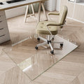 Koonmi Glass Chair Mat for Carpet, 30"x48" Thick Office Chair Mat by KOONMI