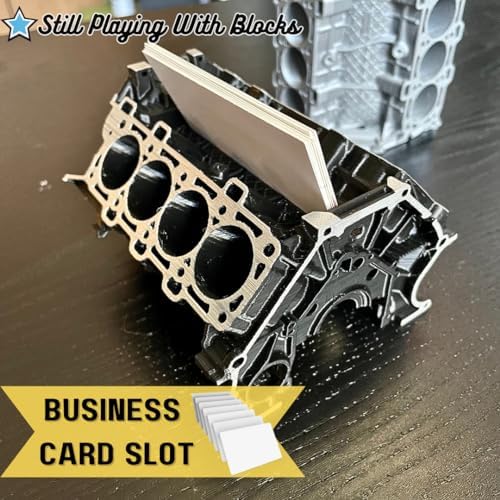 Sands3D Ford Coyote Business Card Holder Organizer, Mechanic Gift For Men, Car Stuff, Car Accessories For Men, Business Card Holder Desk, Mini V8 Engine, V8 Engine Model Kit, Car Engine, Mini Engine - Image 2