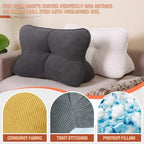 Lumbar Support Back Pillow for Office Chair, Couch, Sofa, Bed - Image 5