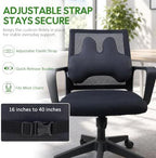Slim Lumbar Support Pillow for Car Seat and Office Chair - Image 5