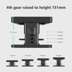 Adjustable Monitor Stand with 4 height options, Desk Shelf for Top of Desk Adjustable - Image 2