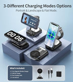 Mukiya 3 in 1 Magnetic Wireless Charging Station for Apple Devices - Image 5