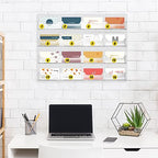 TURSTIN Business Card Holder Wall Mount Clear Sticker Display Marketing Holder Acrylic Business Card Stand Multi Pocket Rack Organizer Space Saver for Home Office (16 Pockets) - Image 6
