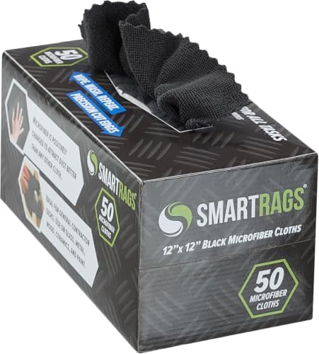 Arkwright Smart Rags Microfiber Cleaning Cloths Bulk, Case of 400, Lint Free 215 GSM Reusable Towels for Auto, Office and Household Cleaning, 16 x 16 in, Green by Arkwright