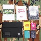 Rough Enough Expanding File Folder, Accordion Document Organizer, Black - Image 5