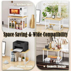 MARTY Countertop Organizer,17.1"x12.4", Cabinet Organizer Microwave Stand - Image 7