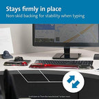 Kensington Duo Gel Mouse & Keyboard Wrist Rest Bundle Set, Ergonomic Keyboard and Mouse Pad With Wrist Support, Keyboard Wrist Rest, Computer Keyboard Pad, Cooling Gel, Non-Skid Backing, Red K50036WW - Image 6