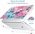 Mektron Case for 13.8" Microsoft Surface Laptop 7 Windows 11 AI PC 2024 Surface Laptop 13.8 Inch Cover Fits Model 2036, Keyboard Cover +Screen Protector +Dust Plugs,Hand-Painted Flowers - Image 3