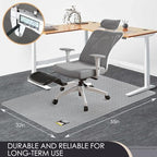 Kuyal Office Chair Mat for Carpet, Set of 2, Heavy Duty Computer Chair Mat - Image 4