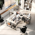 YOSHOOT 63" L Shaped Computer Desk, Gaming Desk - Image 6
