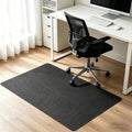 Bsmathom Office Chair Mat for Hardwood Floor, 36" x 48" Desk Computer Chair Mat for Hard Wood and Tile Floor, Anti-Slip Hard Floor Protector Chair Mat, PVC Mat Desk Rug for Office Home, Black by Bsmathom
