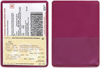 StoreSMART® - Maroon-Back Auto Insurance & ID Card Holders - 50 Pack - RFS20-MM50 by StoreSMART