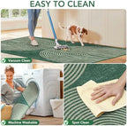 Office Chair Mat for Hardwood Floor&Tile Floor,48"X 60"-Geo Green - Image 6