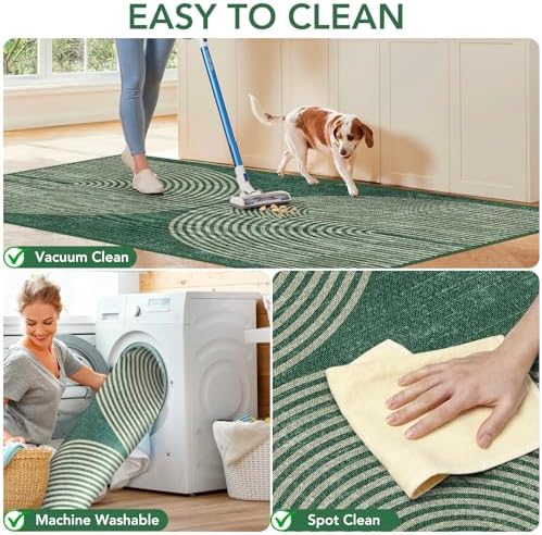 Office Chair Mat for Hardwood Floor&Tile Floor,48"X 60"-Geo Green - Image 6