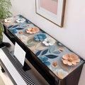 Piano Top Runner Mat, Non-Slip Rubber Bottom, Free Cut Protector Dust-Proof Covers for Musical Instrument, Chiffonier, Chest of Drawers, TV Stand, Television Cabinet (Watercolor Flora, 61" x 13.8") by Apriciti