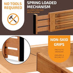 6-Pack Drawer Dividers 6-Inch High Dresser Drawer Organizer 11.5 to 17 Inch - Image 7