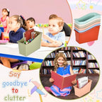 CHUNNIN 6 Pack Boho Book Bins Magazine and File Holders for Classroom - Image 6