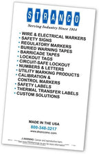 Premium Wire Marker Book Numbered 46-49 for Cable Management, Vinyl-Coated, High-Tack Adhesive, Electric Panel Wire Labels 10 Pages/Book - Image 4